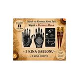hennadibace Kına Kalıbı El Deseni (GEÇİCİ DÖVME ŞABLONU) Hint Kınası Henna Tattoo Stencil Kına Gecesi 37-54-24 kzlhsm