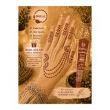hennadibace Kına Kalıbı El Deseni (GEÇİCİ DÖVME ŞABLONU) Hint Kınası Henna Tattoo Stencil Kına Gecesi 37kzlhsm