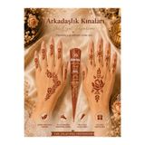hennadibace Kına Kalıbı El Deseni (GEÇİCİ DÖVME ŞABLONU) Hint Kınası Henna Tattoo Stencil Kına Gecesi 50.38kzlhsm