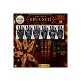 hennadibace Kına Kalıbı El Deseni (GEÇİCİ DÖVME ŞABLONU) Hint Kınası Henna Tattoo Stencil Kına Gecesi 6lıkalıp3kına