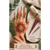 hennadibace Kına Kalıbı El Deseni (GEÇİCİ DÖVME ŞABLONU) Hint Kınası Henna Tattoo Stencil Kına Gecesi 72kzlhsm