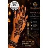 hennadibace Kına Kalıbı El Deseni (GEÇİCİ DÖVME ŞABLONU) Hint Kınası Henna Tattoo Stencil Kına Gecesi 75kzlhsm