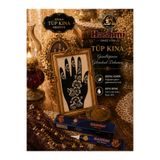 hennadibace Kına Kalıbı El Deseni (GEÇİCİ DÖVME ŞABLONU) Hint Kınası Henna Tattoo Stencil Kına Gecesi 75solTüpsiyah