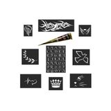 hennadibace Kına Kalıbı Geçici Dövme Kına Hediyeli (TATTOO STENCİL)
