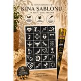 hennadibace Kına Kalıbı (GEÇİCİ DÖVME ŞABLONU) Hint Kınası Henna Tattoo Stencil Kına Gecesi 15nokalıp