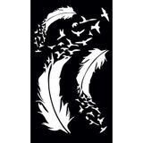 hennadibace Kına Kalıbı (GEÇİCİ DÖVME ŞABLONU) Hint Kınası Henna Tattoo Stencil Kına Gecesi (ÜRÜNDE KINA MEVCUT DEĞİLDİR) No:26