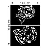 hennadibace Kına Kalıbı (GEÇİCİ DÖVME ŞABLONU) Hint Kınası Henna Tattoo Stencil Kına Gecesi (ÜRÜNDE KINA MEVCUT DEĞİLDİR) No:32