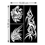 hennadibace Kına Kalıbı (GEÇİCİ DÖVME ŞABLONU) Hint Kınası Henna Tattoo Stencil Kına Gecesi (ÜRÜNDE KINA MEVCUT DEĞİLDİR) No:4