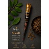 hennadibace Siyah Hint Kınası Külah Hint Kınası - Black Henna Cone Tattoo Henna Stencil - Geçici Dövme Kınası (1 Adet)