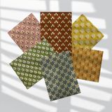 Henno A6 (10,5X14,8 Cm) Buket Desenli 6’lı Kağıt Seti | Scrapbook, Ajanda, Planlayıcı Kullanımına Uygun