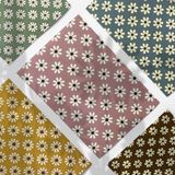 Henno A6 (10,5X14,8 Cm) Papatya Temalı 6’lı Kağıt Seti | Scrapbook, Ajanda, Planlayıcı Kullanımına Uygun