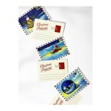Henno Mini Boy (10x7 cm) 6’lı Yılbaşı Van Gogh Temalı Nostalji Mini Kartpostal Seti | Mini Boy, Postcard