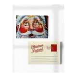 Henno Orta Boy (14x10 cm) 9’lu Noel Baba Temalı Nostalji Kartpostal Seti | Postcard
