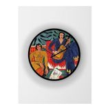 Henri Matisse - La Musique 1939 Temalı 50 Cm El Yapımı Ahşap Duvar Saati