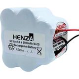 Henza Felix Indigo Serisi FL477 Uyumlu Henza 9.6V 2500MAH Şarjlı Süpürge Pili
