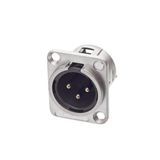 Hepa-Merz Hepa Merz SFC-SR11 XLR ŞASE Erkek Canon 3 Pinli XLR Şase Konnektör