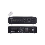 Hepa-Merz HM550 6 Bölgeli Mikser Amfi, 550 Watt, USB, Bluetooth, Ekho Özelliği