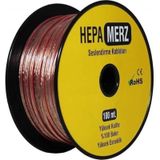 Hepa Merz HPS-2250 Bakır Ses Hoparlör Kablosu 2x2.5 mm 100 Mt.