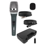 Hepa Merz RST-350 Profesyonel Dinamik Cardioid Kablolu EL Mikrofonu Kaliteli (Çanta ve Full Set)