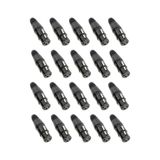Hepa Merz SFC-F21-20X 20 Adet 3 Pinli XLR Canon Dişi Siyah Konnektör Paketi