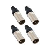 Hepa Merz Sfc-M11-4X 3 Pinli Xlr Konnektor (4 Adet)