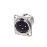 Hepa Merz SFC-SR11 XLR ŞASE Erkek Canon 3 Pinli XLR Şase Konnektör