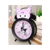 HEPBİMODA Kuromi Çalar Saat Kuromi Masa Saati Çocuk Odası Saat