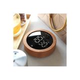 Hephaistos Ahşap Tasarımlı Dijital Timer ve Kronometre LED Ekranlı Geri Sayım Sayacı Zamanlayıcı Mutfak Timerı Ders Çalışma Pomodoro Spor ve Fitness Kronometresi Dokunmatik Kullanım Modern Dekoratif Tasarım