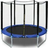 Hepitop Büyük Boy File Korumalı 244 cm Trambolin Outdoor Bahçe Tipi Güvenlik Fileli 8 Ft Trambolin