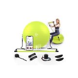 HEPİTOP CHAMPYA İthal Premium Pilates Seti Yoga Fitness Pilates Topu Direnç Lastiği Pilates Barı Seti