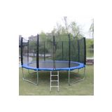 HEPİTOP File Korumalı Büyük Boy Trambolin 426 Cm Trambolin Güvenlik Fileli Bahçe Tipi Trampolin 14 Ft