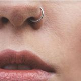Heppii 316L Cerrahi Çelik Gümüş Renk Yuvarlak Burun Piercing Halka – Minimalist Tasarım, Rahat ve Güvenli Kullanım