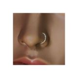 Heppii 925 Ayar Gümüş Burgu Halka Hızma Burun Piercing 9 mm