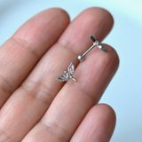 Heppii Anka Kuşu Helix Piercing Kıkırdak Cerrahi Çelik Gümüş Renk