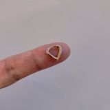 Heppii Çelik Üçgen Model Tragus Piercing Kalp Model Piercing Helix Kıkırdak