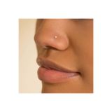 Heppii Cerrahi Çelik Minik Tektaş Burun Piercing Hızma 3 mm Taşlı