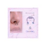 Heppii Deliksiz 316L Cerrahi Çelik Burun Piercing Güçlü Mıknatıs Fake Septum Delik Gerektirmez Kulak Takı