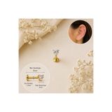 Heppii Kalp Model Tektaşlı Cerrahi Çelik Tragus Piercing Helix Kıkırdak Conch Anti Helix