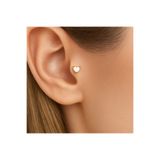 Heppii Kalp Tektaş Cerrahi Çelik Piercing Tragus Helix Kıkırdak Conch Lobe Dil Uyumlu