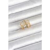 Hepsi Bayi 316L Çelik Gold Renk Vintage Model Kadın Yüzük 5886