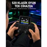 Hepsi Bayi 520 Oyunlu Taşınabilir El Oyun Konsolu TV Bağlantılı Şarjlı Gamepad
