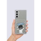 Hepsi Bayi Samsung Galaxy A54 Kartlıklı OREO Desenli Kılıf
