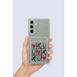 Hepsi Bayi Samsung Galaxy A54 Kartlıklı XoXO Desenli Kılıf