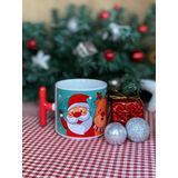 Hepsi Enteresan İsme Özel Noel Babalı Kupa, Kişiye Özel Kupa, Porselen T Kupa, Yılbaşı Hediyesi