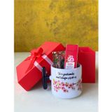 Hepsi Enteresan Mutluluk Seti, Cherry Blossom, Kadınlara Özel, Porselen T Kupa, Doğum Günü Hediyesi