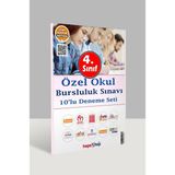 Hepsi Kitap 4. Sınıf Özel Okul Bursluluk Sınavı Karma 10 Marka 10 Deneme 2024-2025