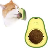 Hepsi Uygunn Avokado Model Yapışkanlı Kedi Oyuncağı Yenilebilir Kedi Nanesi Otu