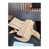 HepsiAhşap Ritim Çubuğu 25 Çift (50 Adet) 25 Cm Uzunluk
