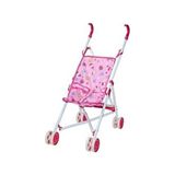 Hepsilazım Baston Bebek Arabası Puset Katlanabilir 0-18 kg Taşıma Kapasitesi ile Eğlenceli Oyun - Pembe