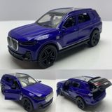 Hepsilazım Die Cast Bmw X7 Metal Oyuncak Araba Jip 12 cm Model Araç Bmw Ix XDRIVE50 Kapılar-Bagaj Açılır